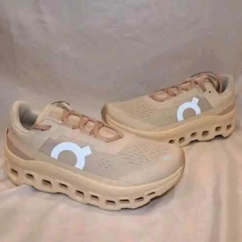 On CloudMonster Women Moon Fawn for her