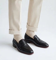 Frank_Romello Black Formal Loafers