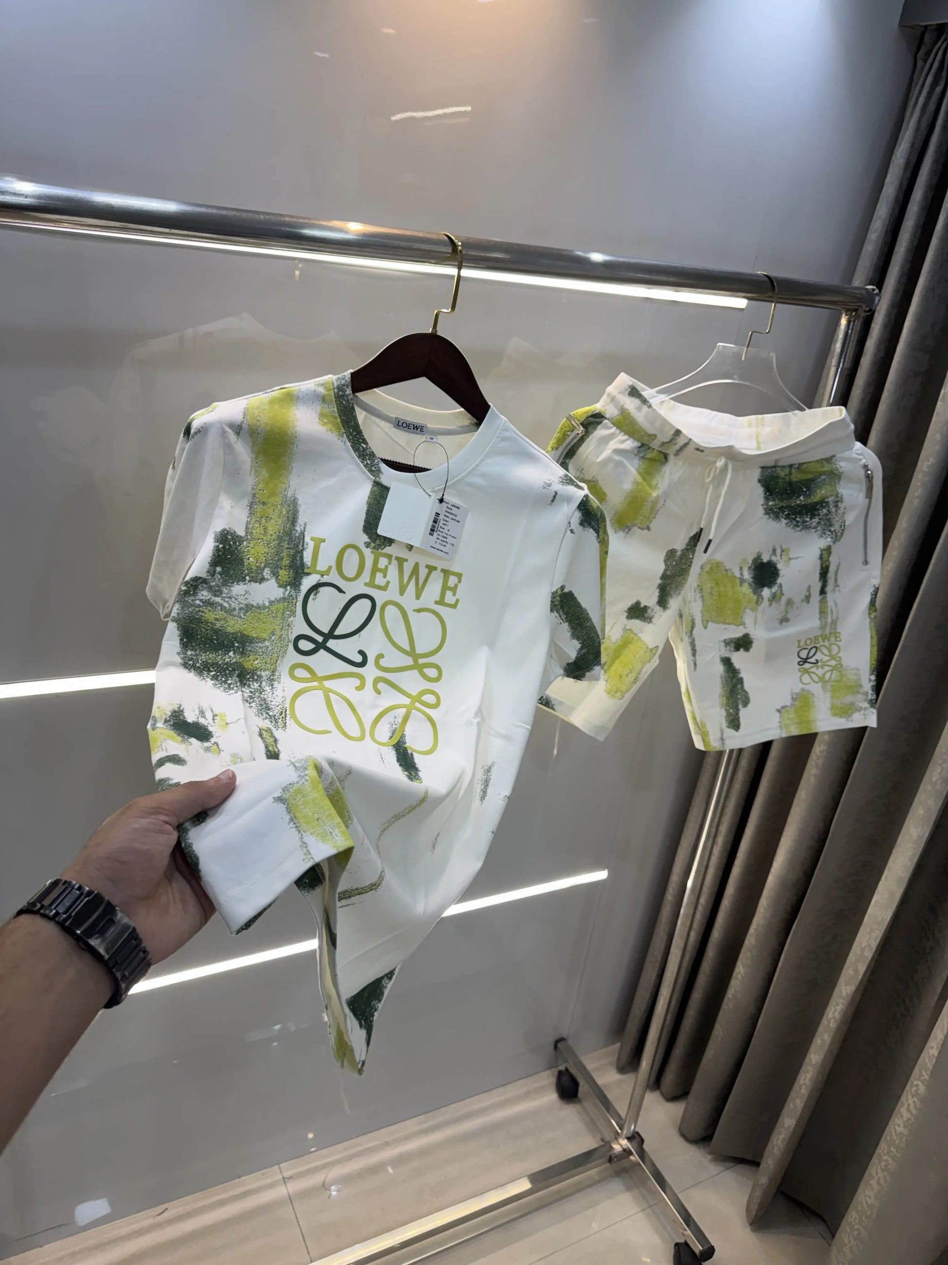 Loewe White Logo Work Imported Cord Set