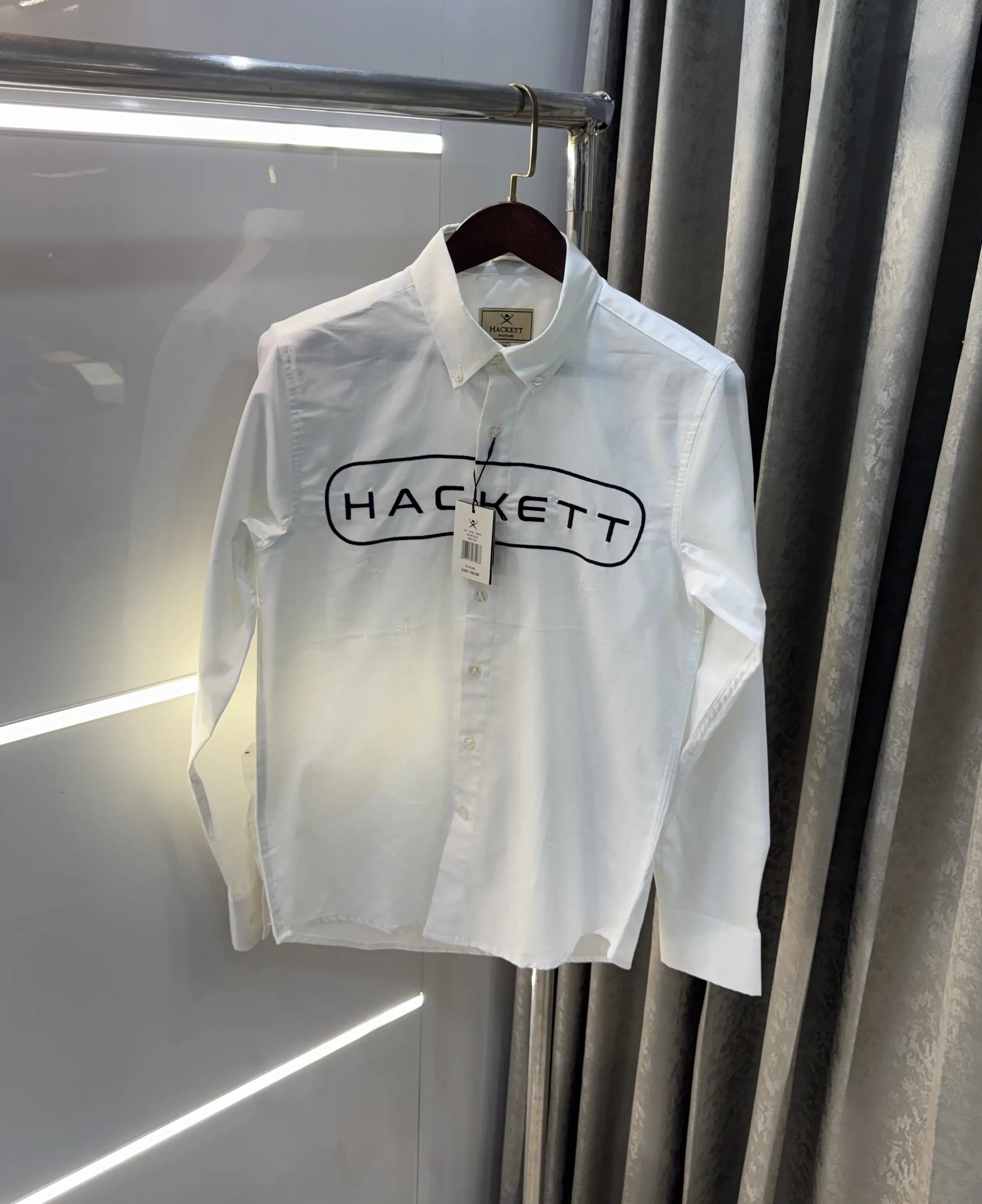 Hacket London i White Logo Work Premium Shirt