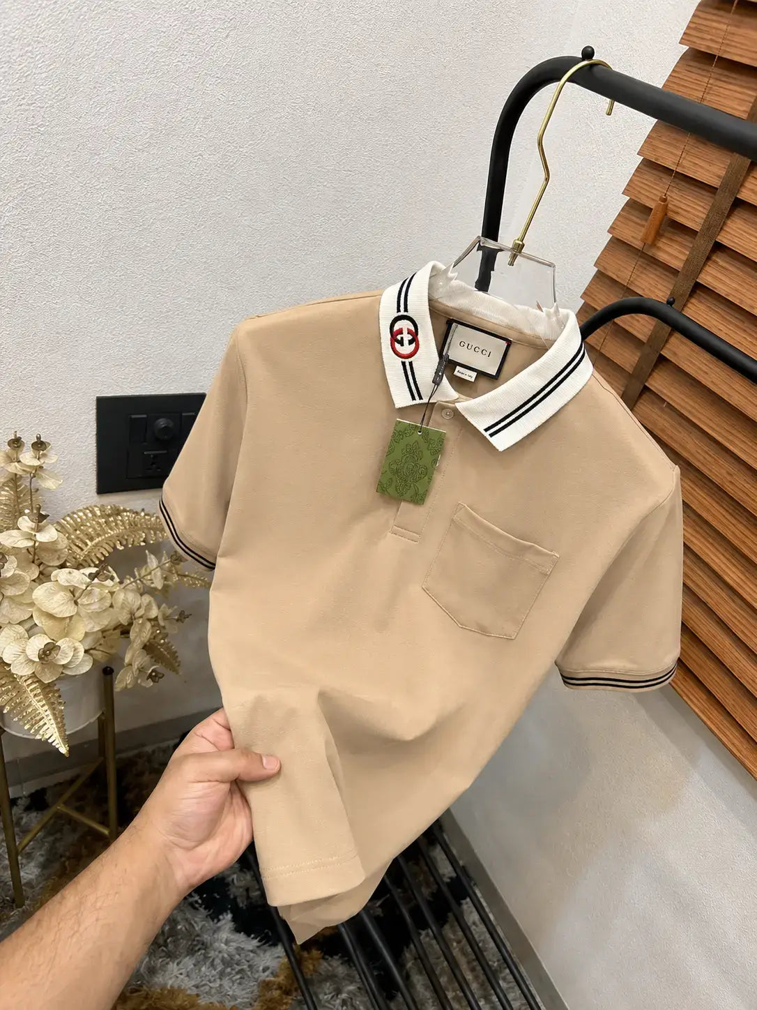 Gucc_i Turkey Imported Extra Premium Polo T-shirt (DN 515)