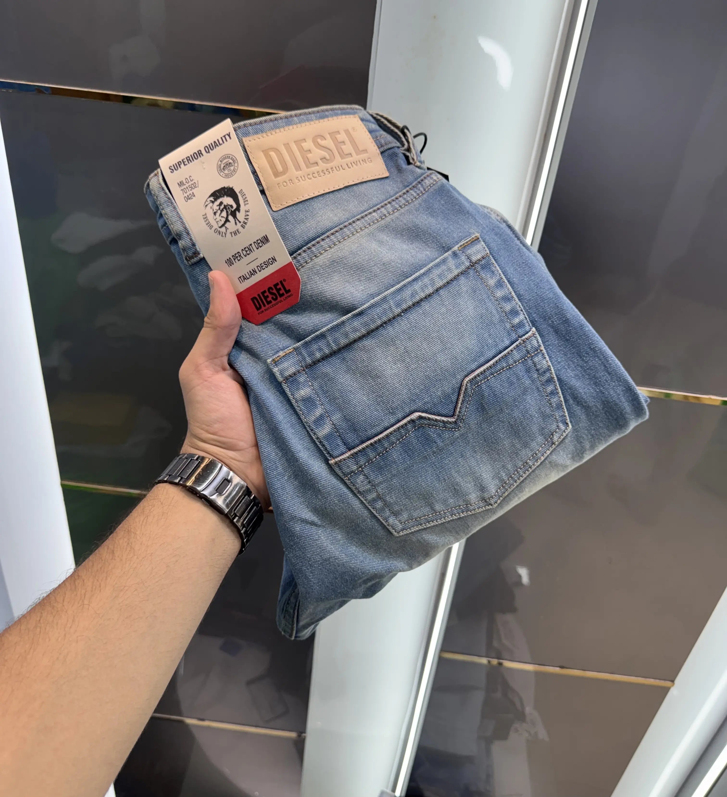Diesel Greenish Imported Premium Denim