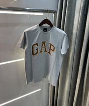 Gap Grey Embroidery Logo Premium T-Shirt