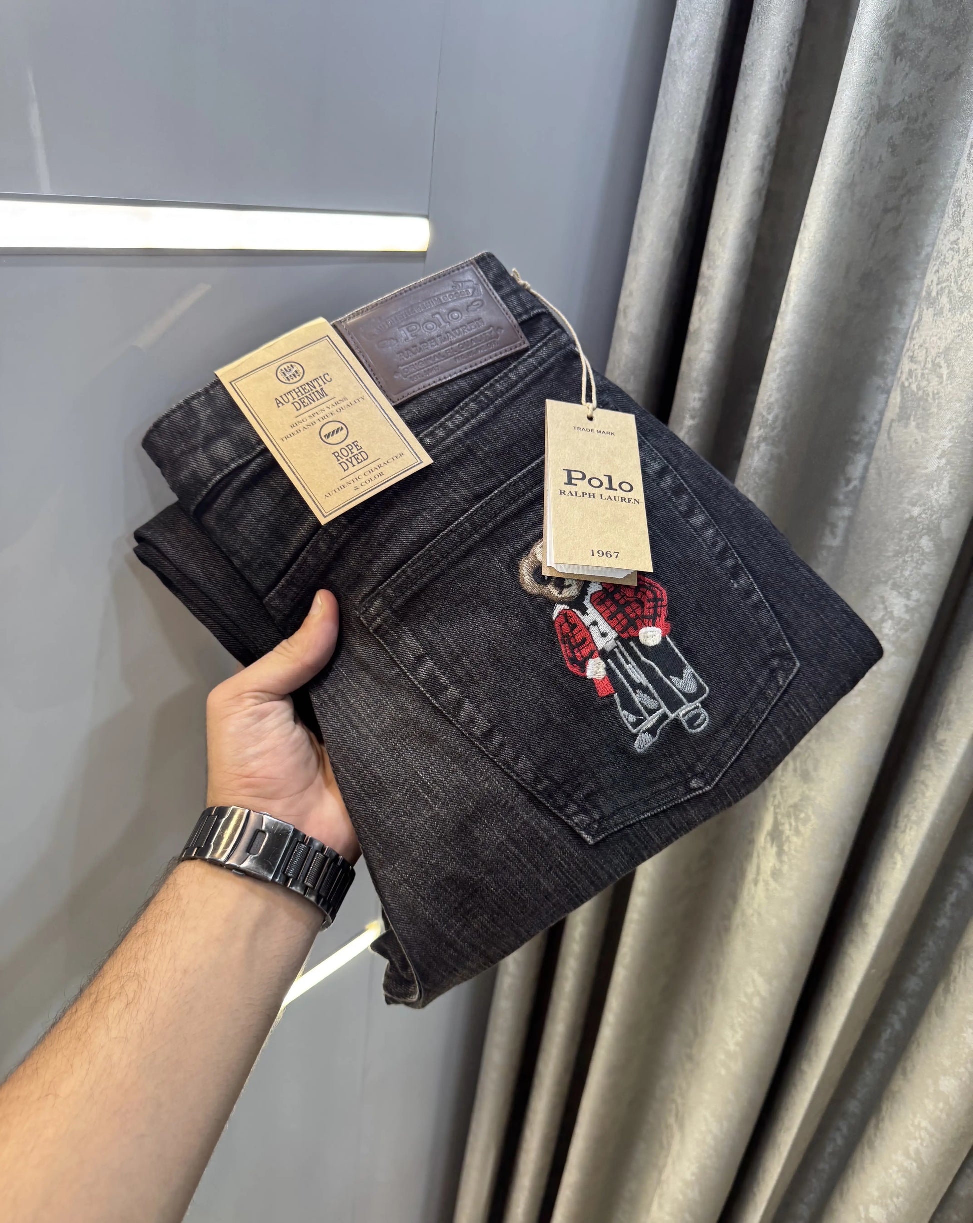 Ralp h  Lauren Carbon Black Teddy Edtion Imported Denim