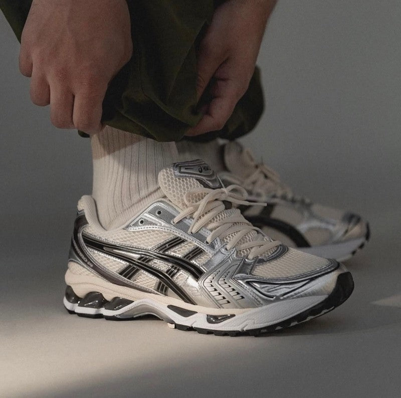 Asicss Gel Kayano 14 Cream Black Metallic Plum