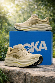 Hoka Bondi 9 Grassland Oyster Mushr