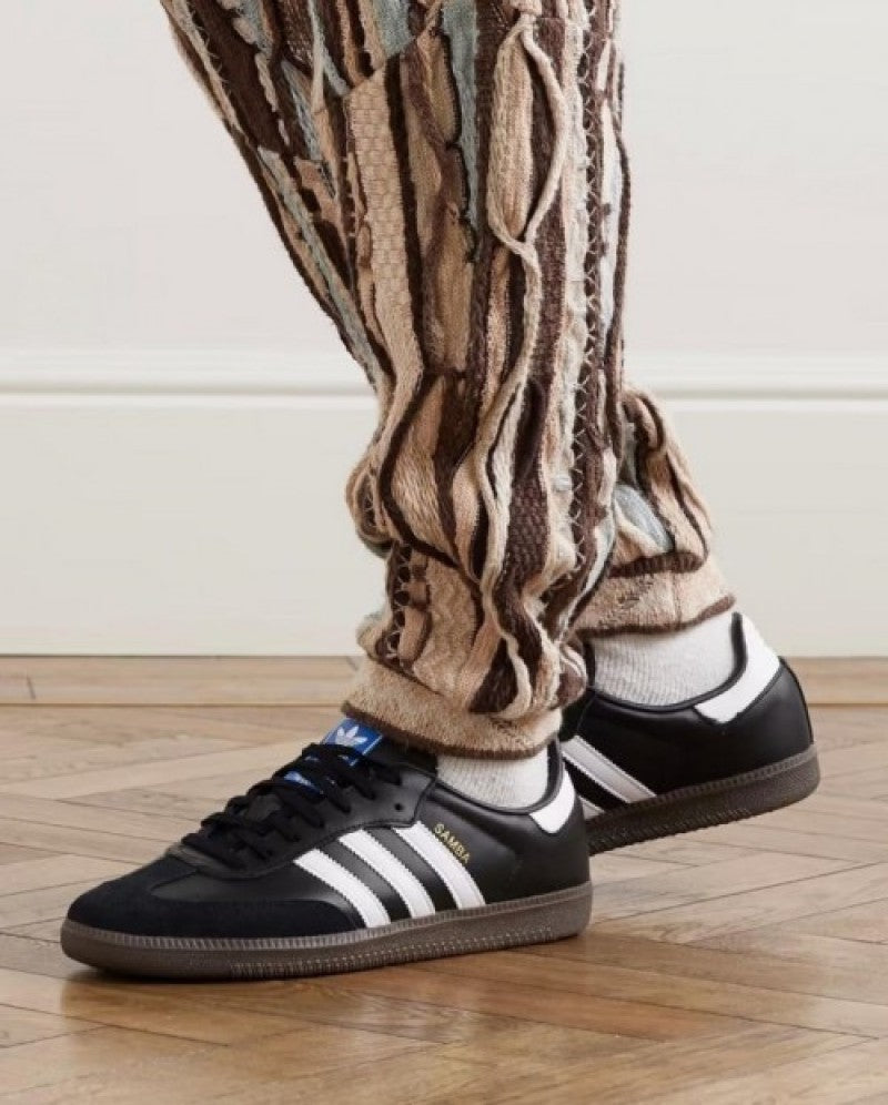 Adidass Samba Leather Full Black mens