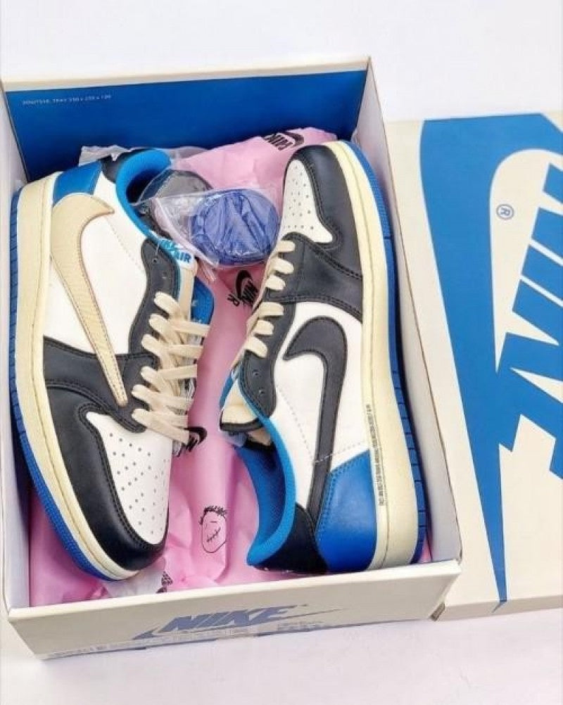 AIR JORDAN RETRO 1 TRAVIS SCOTT FRAGMENT LOW SEMI UA (FIX)