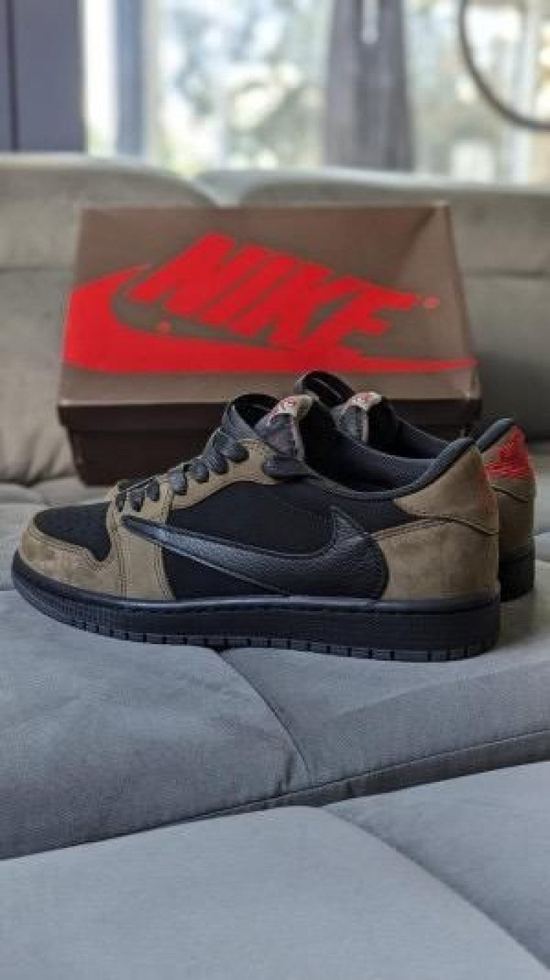 AIR JORDAN RETRO 1 LOW VELVET BROWN SEMI UA