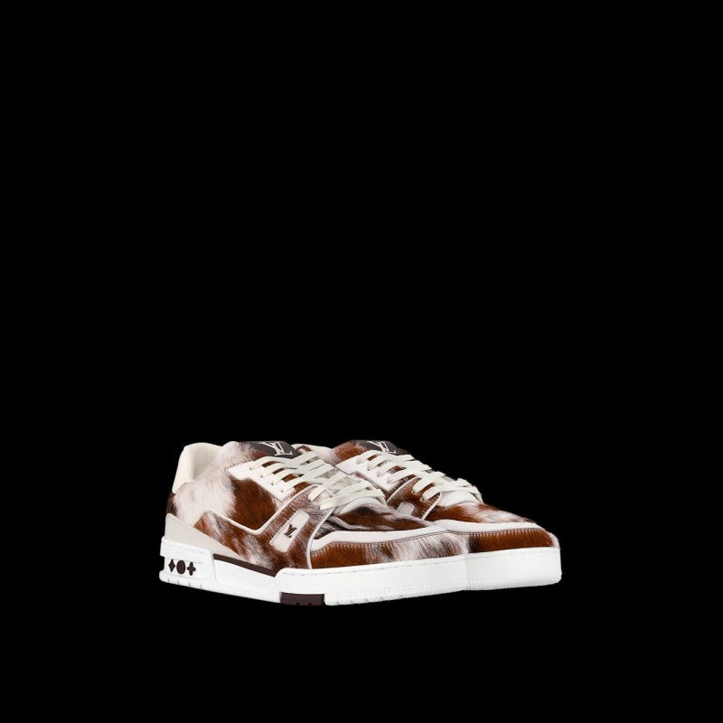 LOUIS VUITTON TRAIN 54 MULE MARRON
