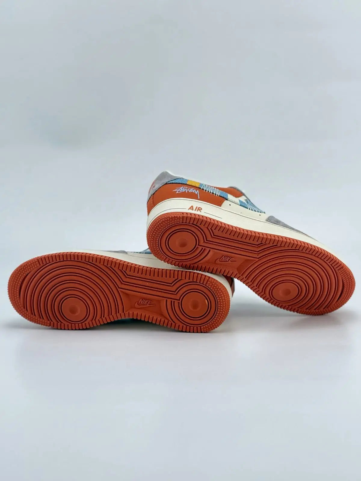 Nikee AirForce 1 Low 07 x Stussy Orange