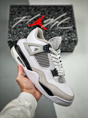 Nik e Air Jordan Retro 4 Military Semi Ua (524)
