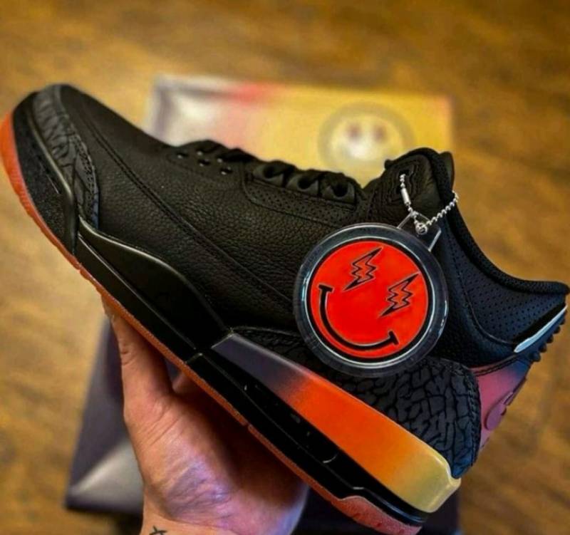 AIR JORDAN 3 BALVIN MEDELLIN BLACK
