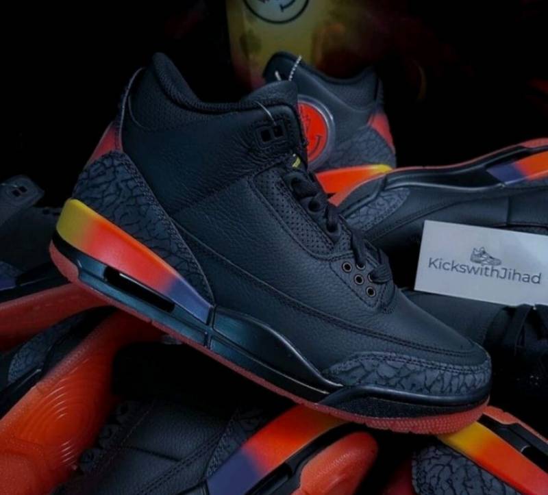 AIR JORDAN 3 BALVIN MEDELLIN BLACK