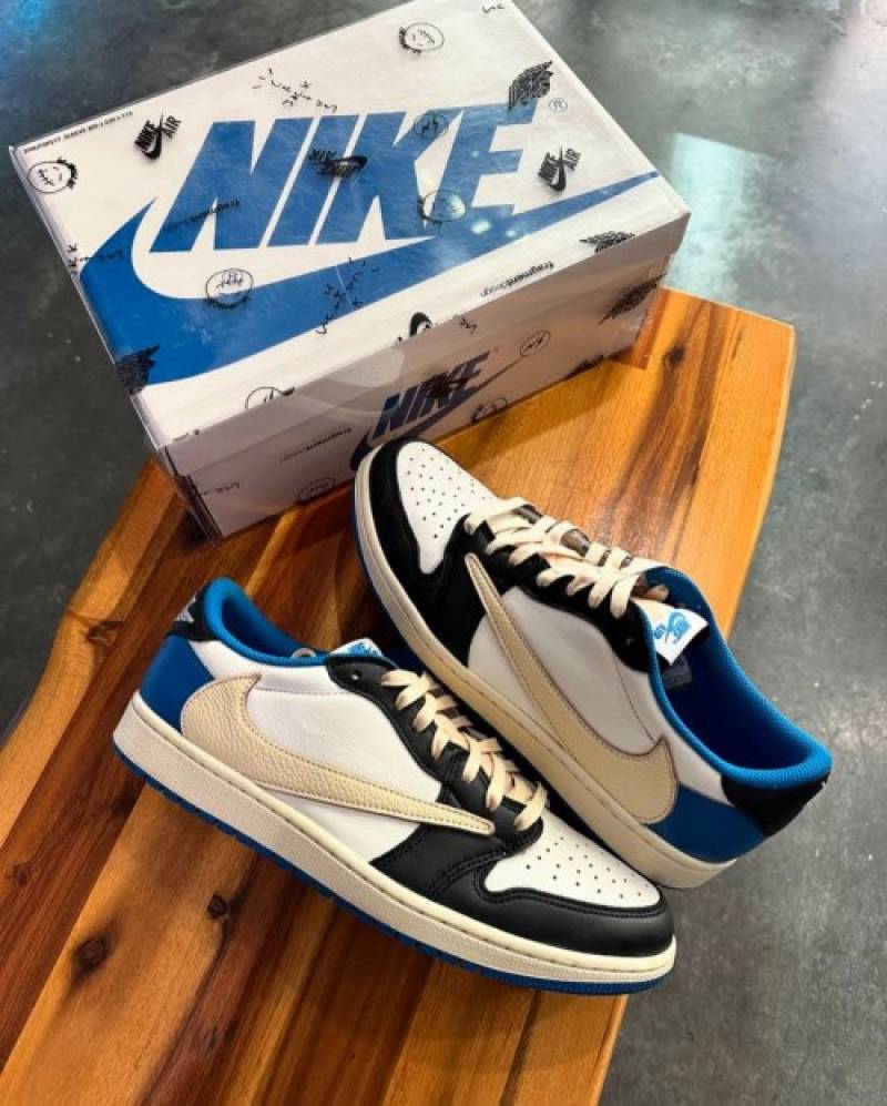 Air Jordan Retro 1 Low x Travis Scott Fragment Semi UA