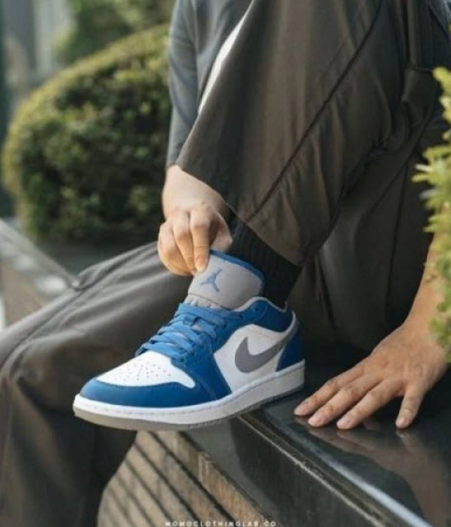 Jordan 1 low true blue semi ua Quality
