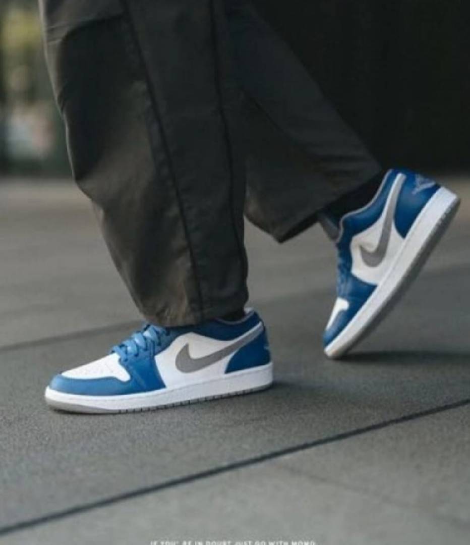 Jordan 1 low true blue semi ua Quality