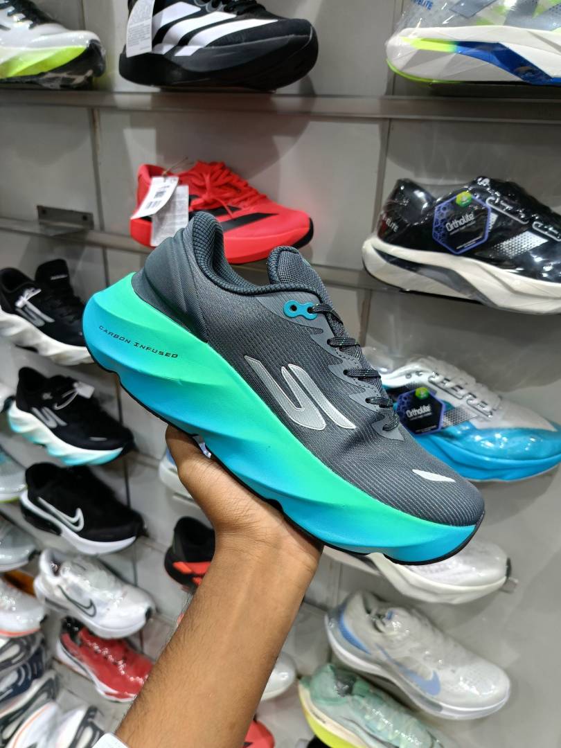 SKECHER.. S SKX AERO BURST GREY GREEN SEMI UA QUALITY