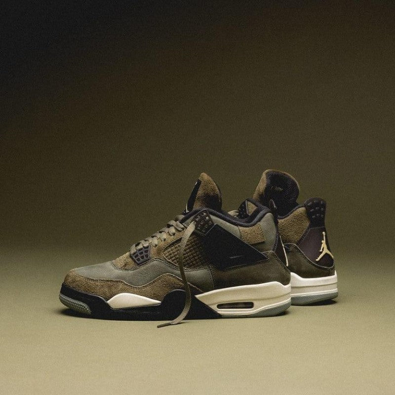 AIR JORDAN RETRO 4 OLIVE CRAFT