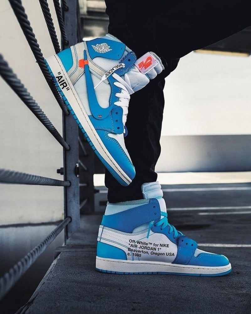 AIR JORDAN 1 x OFF WHITE UNIVERSITY BLUE