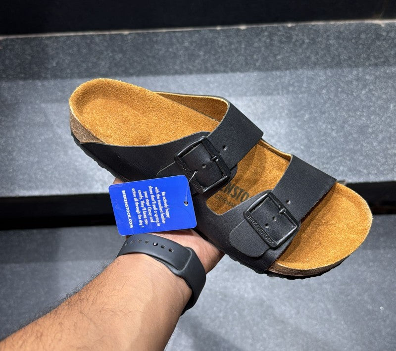 BIRKENSTOCK ARIZONA BLACK LEATHER