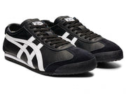 ONITSUKA tiger mexico 66 black white 1st lether quality with patou keychain & 3 extra laces