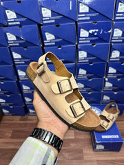 BIRKINSTOCK BIRKO SANDALS BEIGE