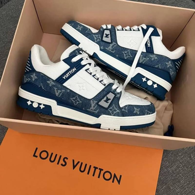 Loui_s Vuitton Trainer Denim Blue 212