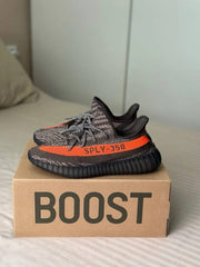 Adida_s Yeezy 350 v2 Carbon Beluga With All Accessories Y07