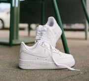 Nikee Airforce 1 Low MILKY WHITE LEATHER QUALITY WITH ALL ACCESSORIES AND KIT 