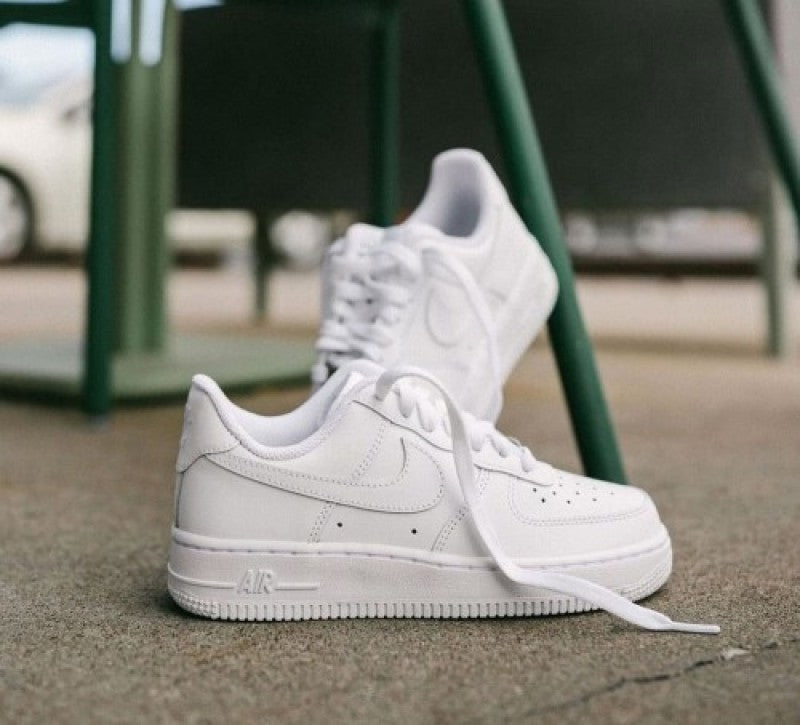 Nikee Airforce 1 Low MILKY WHITE LEATHER QUALITY WITH ALL ACCESSORIES AND KIT 