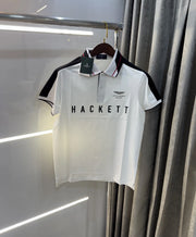 Hacket White Logo Work Premium polo T-Shirt