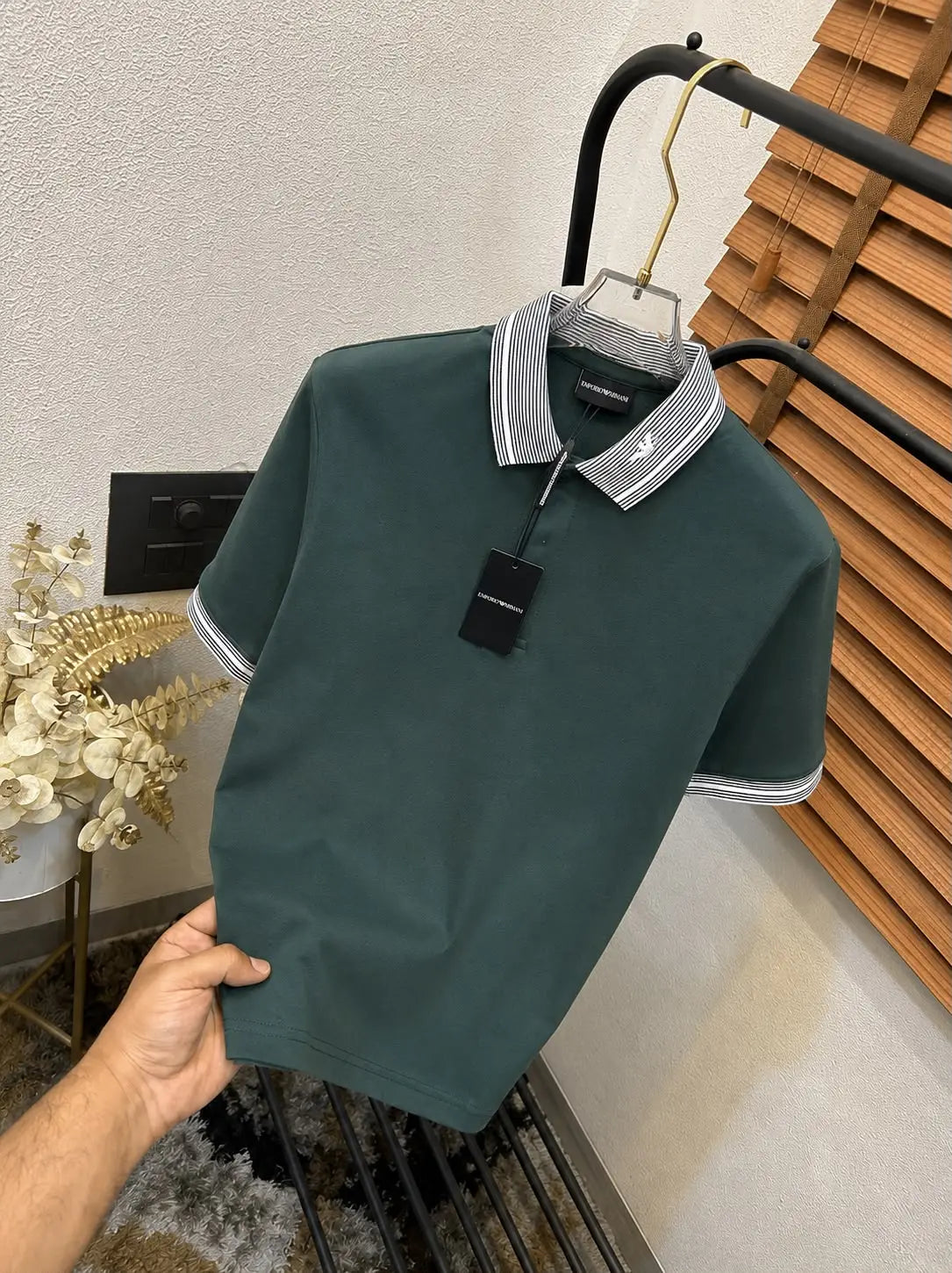 Emporio Arman_i Imported Very Premium Printed Polo T-shirt (DN 510)