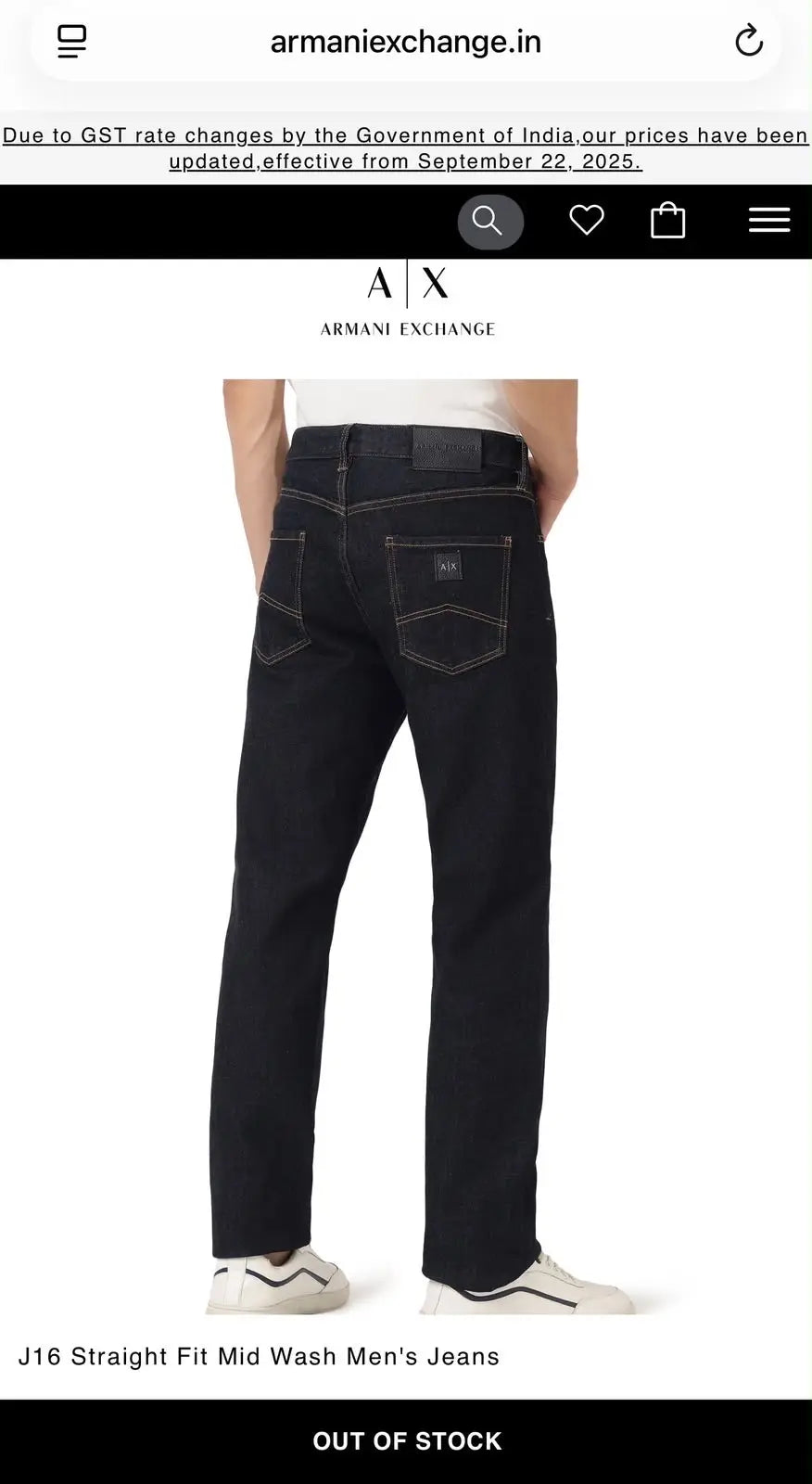 Arman i Exchange Raw Wash Blue Imported Denim