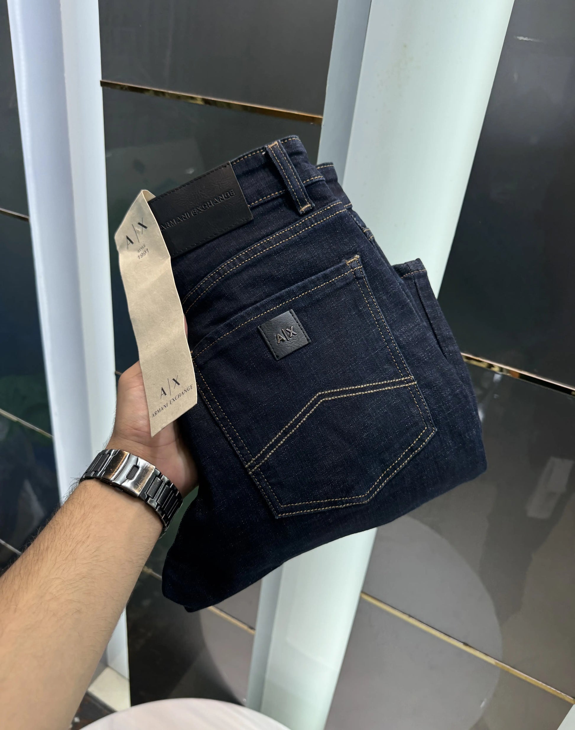 Arman i Exchange Raw Wash Blue Imported Denim