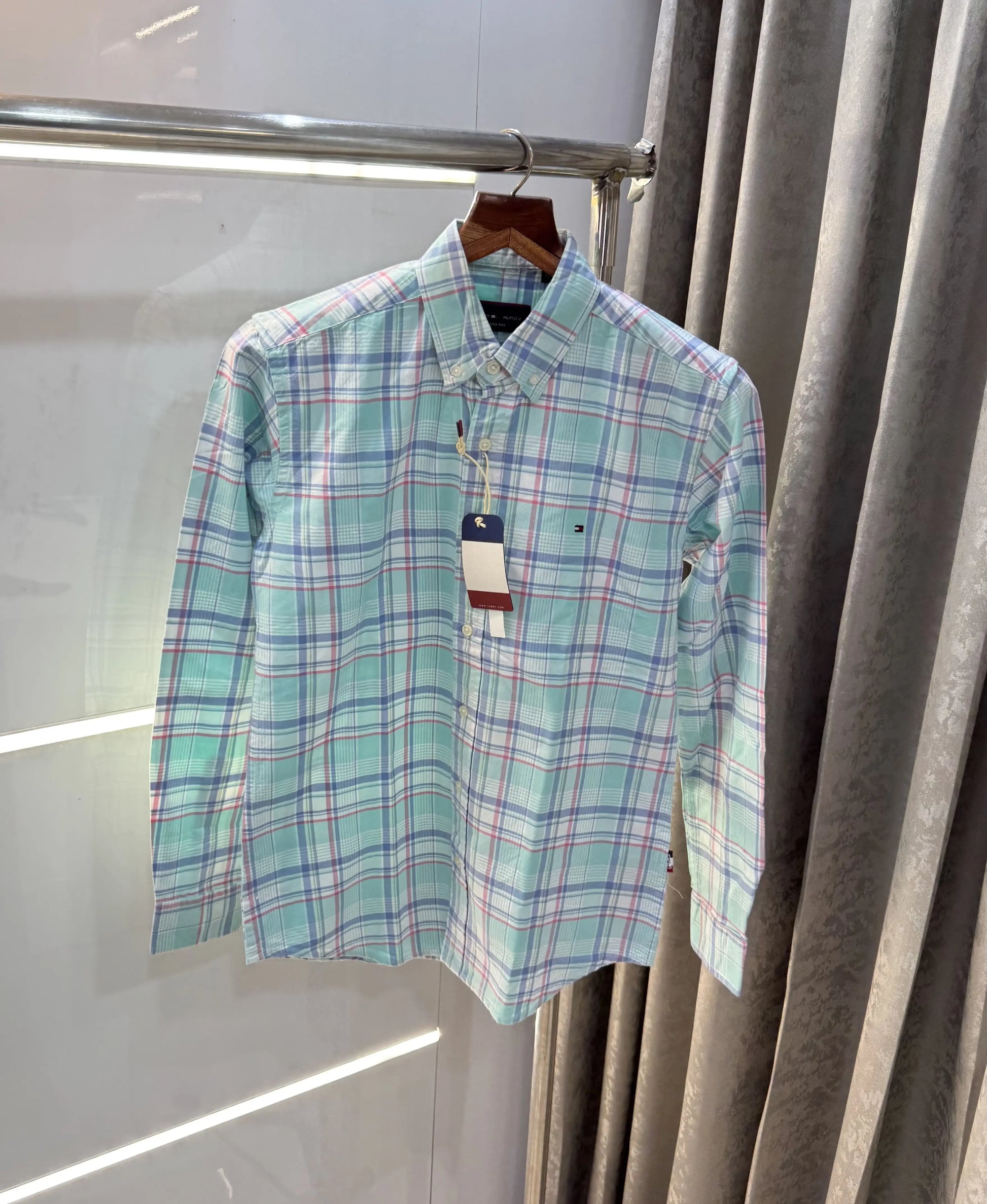 Tommy Hilfiger Green Oxford Premium Shirt
