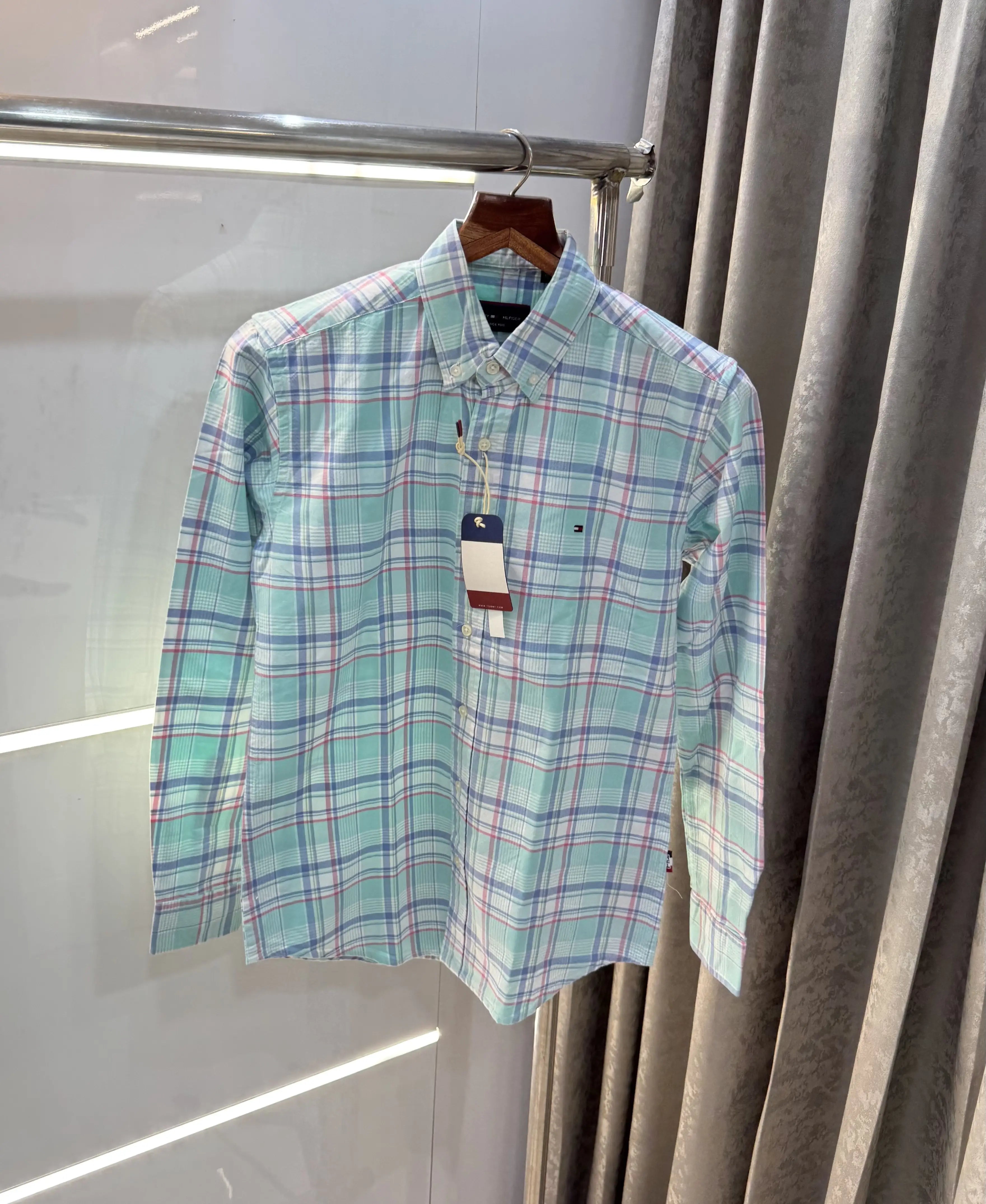 Tommy Hilfiger Green Oxford Premium Shirt