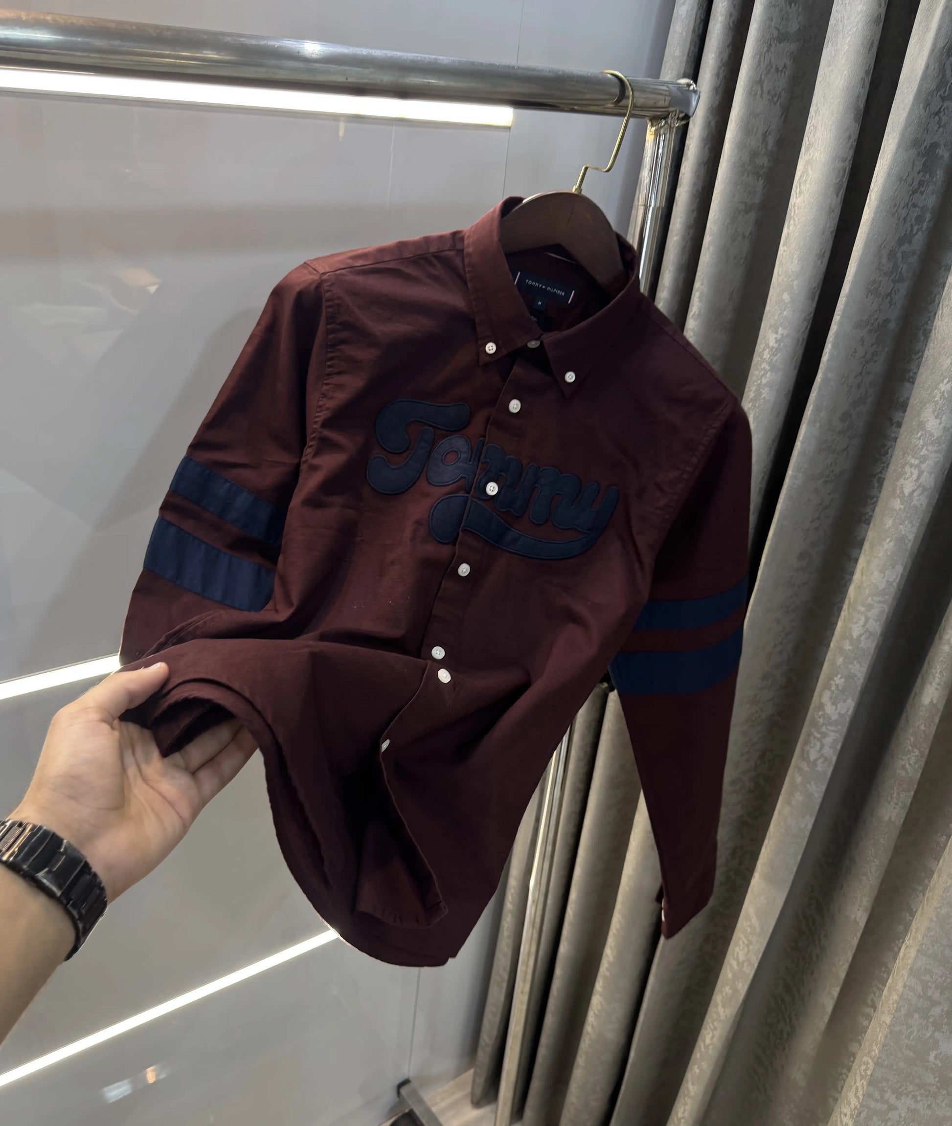 Tommy Hilfiger wine Classic Premium Shirt