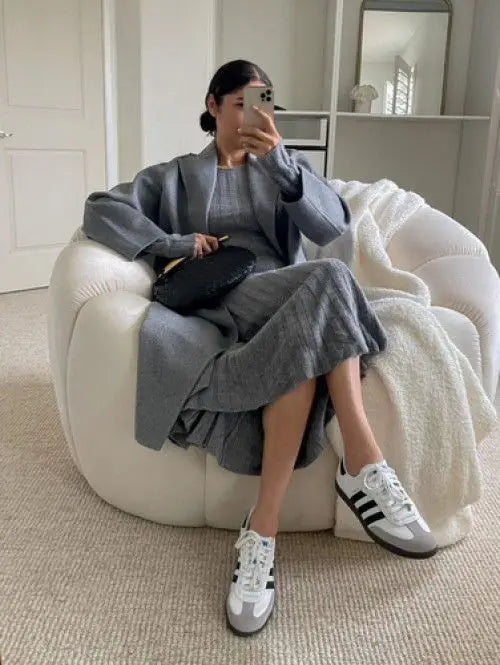 Adidas SAMBA WHITE BLACK WOMEN(FIX)