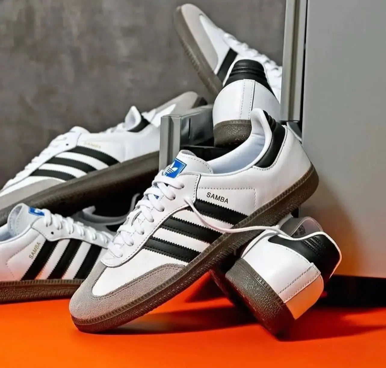 Adidas SAMBA WHITE BLACK MENS (FIX)