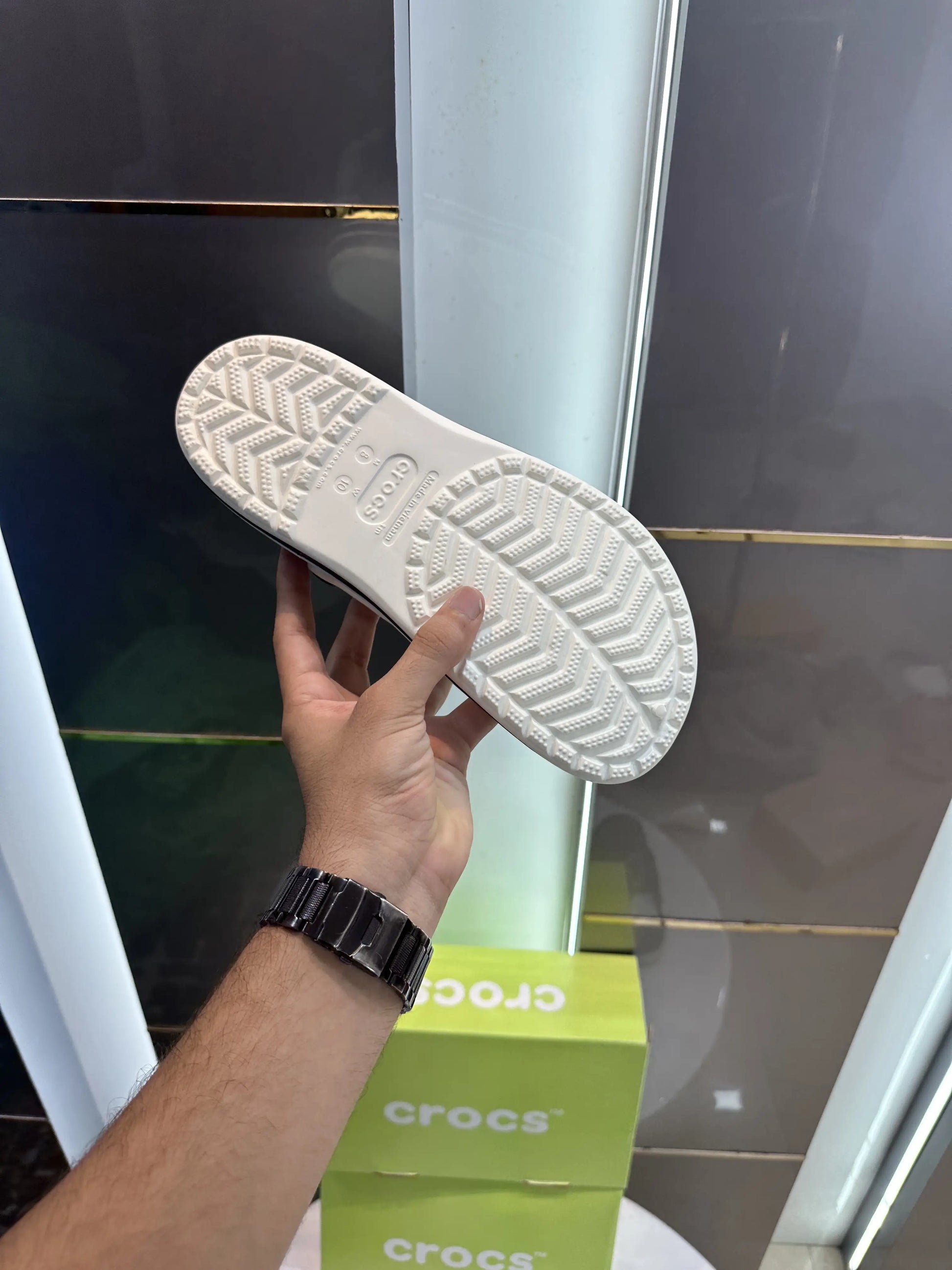 Crocs_Bayaband Clogs White Black