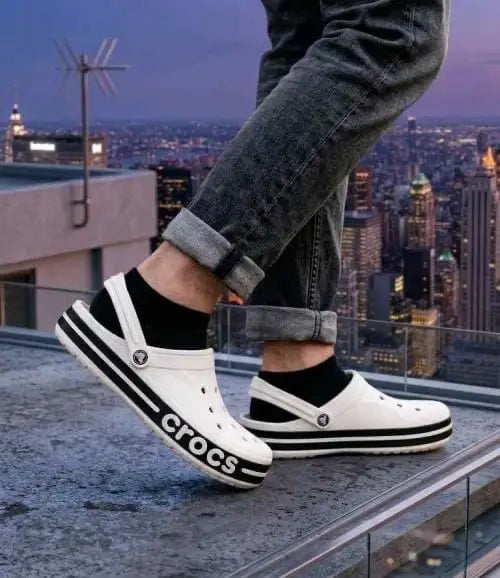 Crocs_Bayaband Clogs White Black