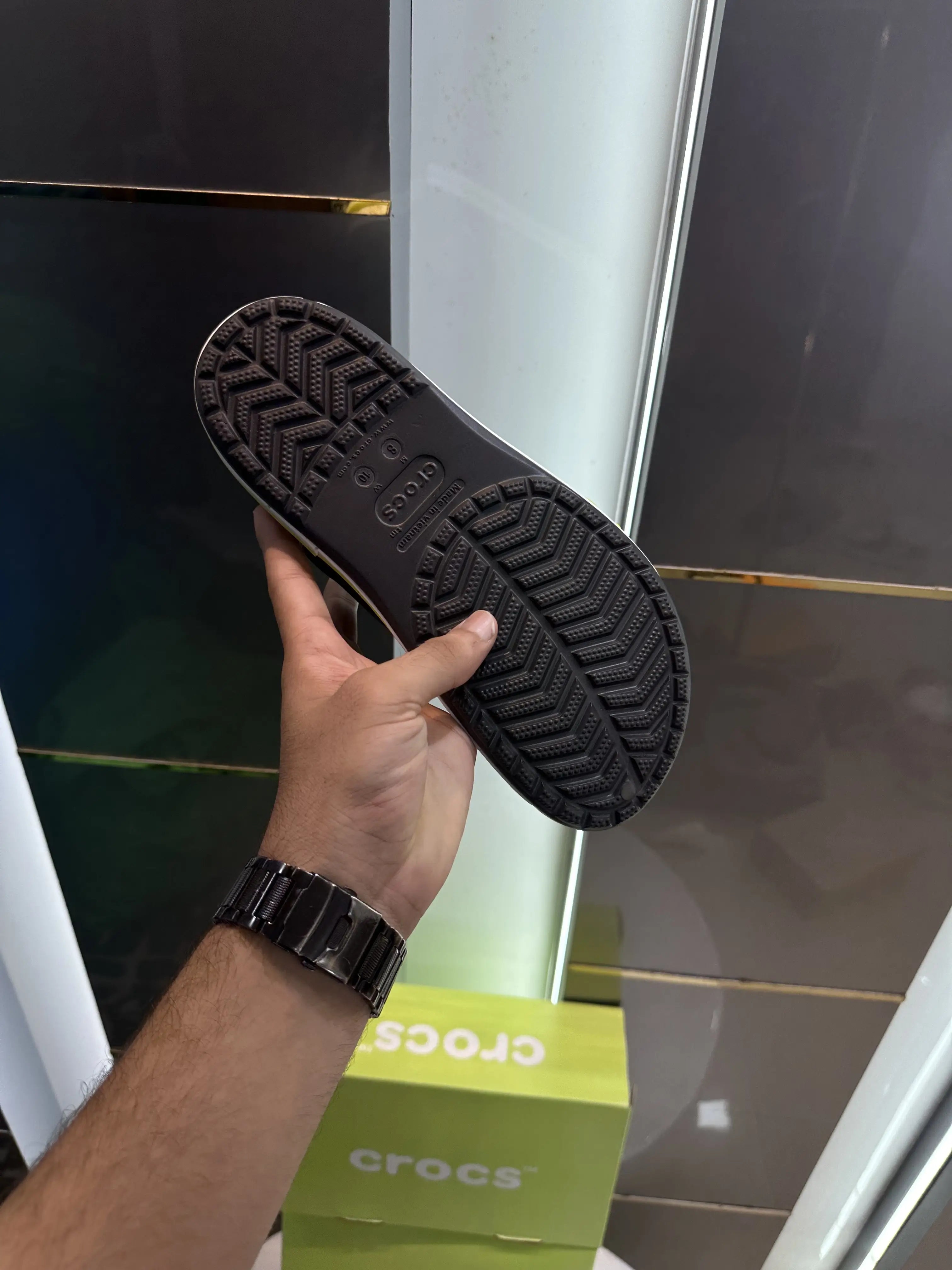 Crocs_Bayaband Clogs Black Green