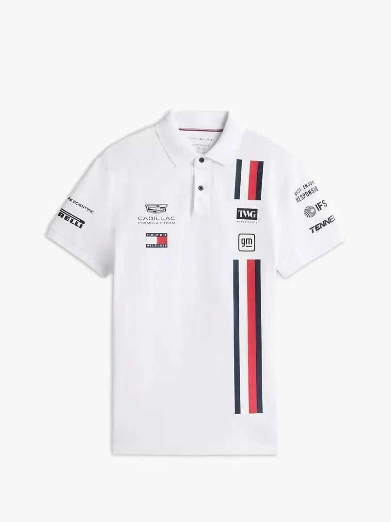 Tomm y Hilfiger White Premium Polo T-shirt