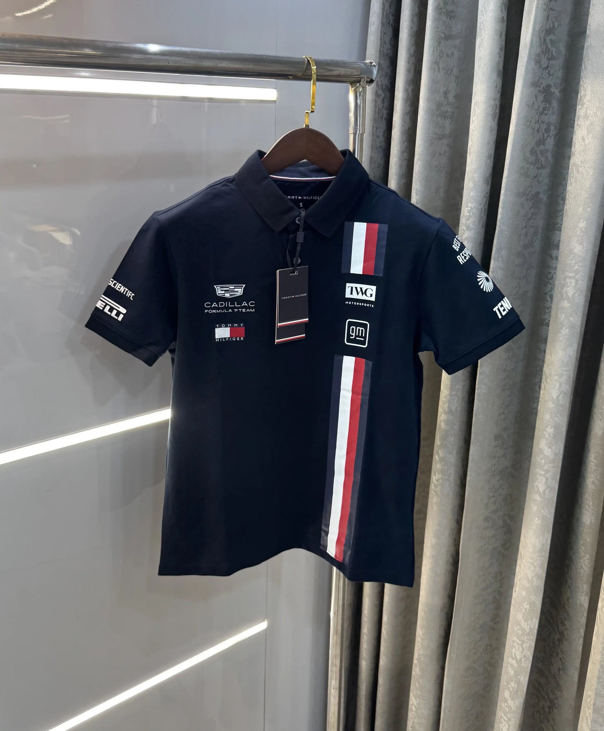 Tomm y Hilfiger Navy Blue Premium Polo T-shirt
