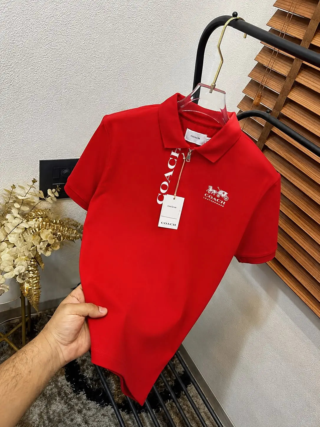 Coac_h Extra Premium Imported Classic Polo T-shirt (DN 505)
