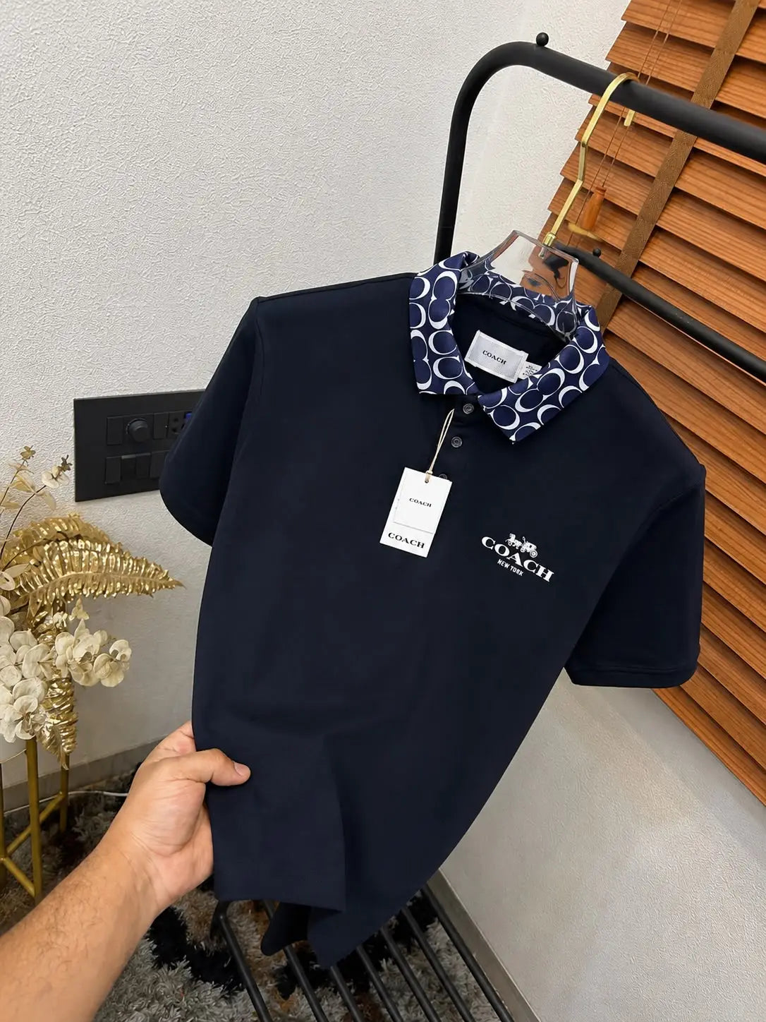 Coac_h Extra Premium Imported Classic Polo T-shirt (DN 505)