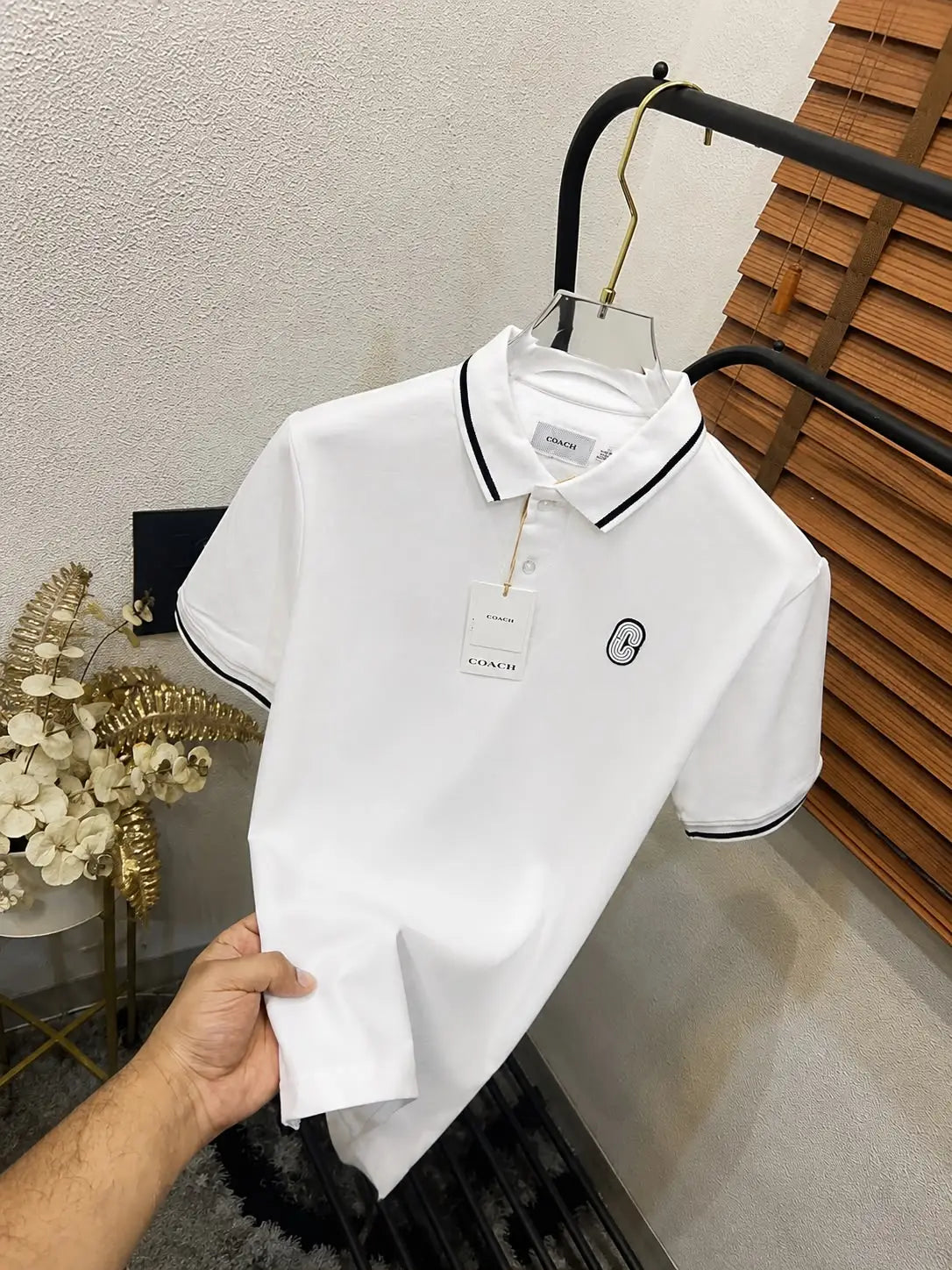 Coac_h Extra Premium Imported Classic Polo T-shirt (DN 505)