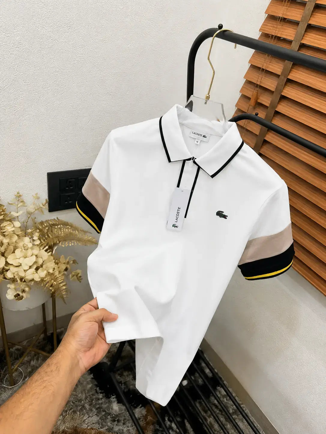 Lacost_e Imported Extra Premium Printed Classic Polo T-shirt (DN 504)