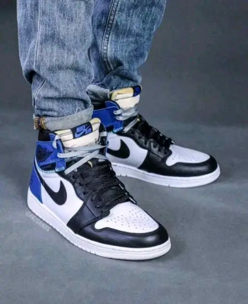 Jordan retro1 High Fragment X Union LA OG WHITE BLUE (SEMI UA)